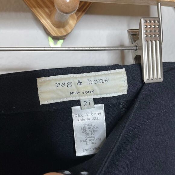 Rag & Bone Black Faux Leather Lined Leggings - Picture 6 of 6